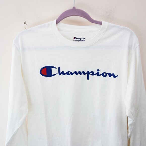 Champion Women's Long-Sleeve Tee T-Shirt 100% Cotton (M) NWOT! - Picture 5 of 11